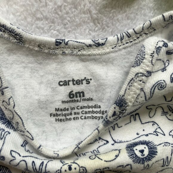 Free w/ Purchase | Carter’s 6M Animal Print Bodysuit | Playwear GUC - Picture 6 of 9